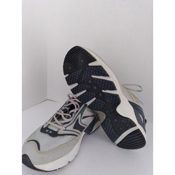 Dr. Scholl\'s Athletic Comfort Walking Shoes Sneakers Grey Navy‎ Mesh Breathable